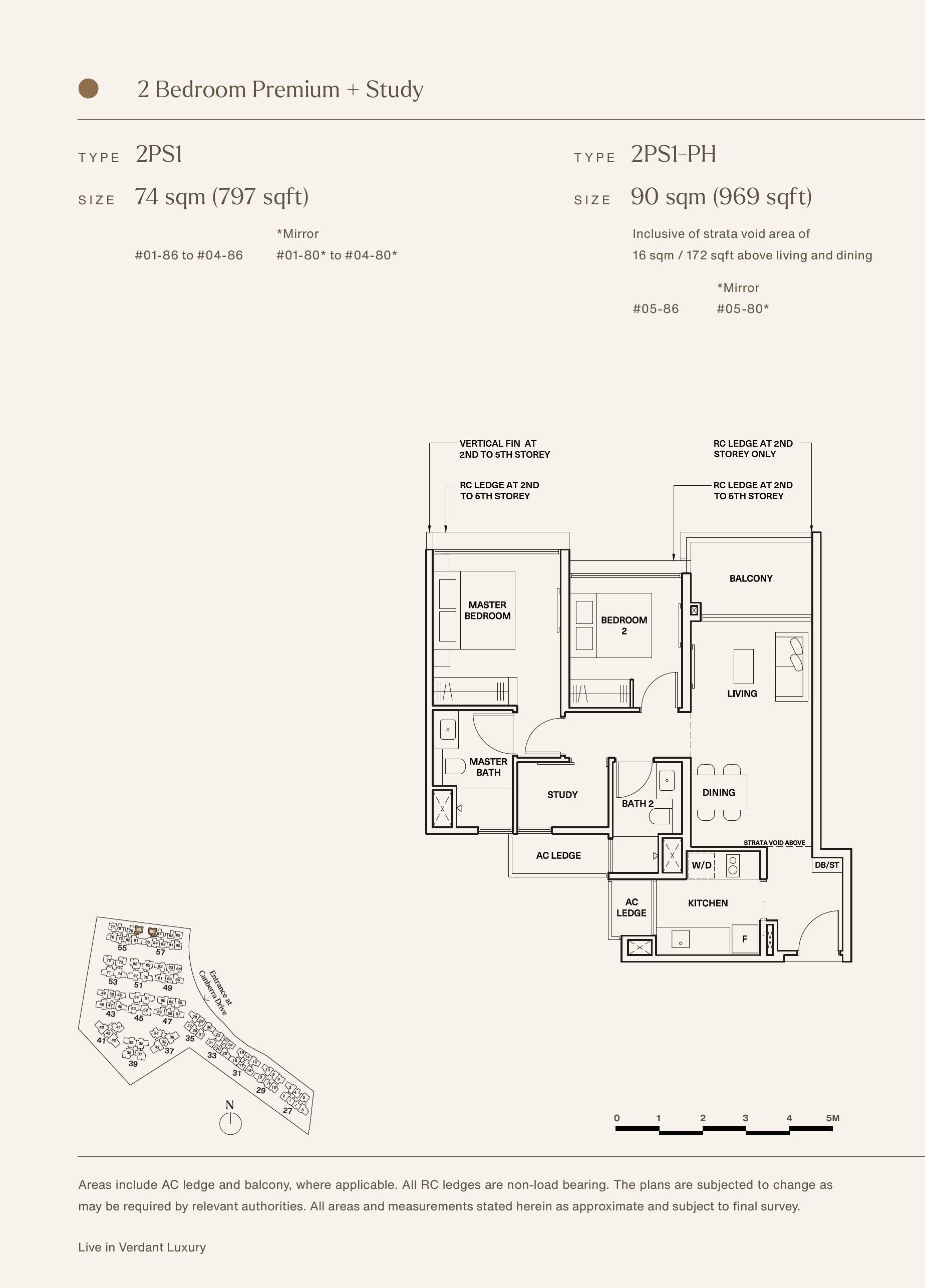 The Watergardens at Canberra 2 Bedroom Floor Plan 21